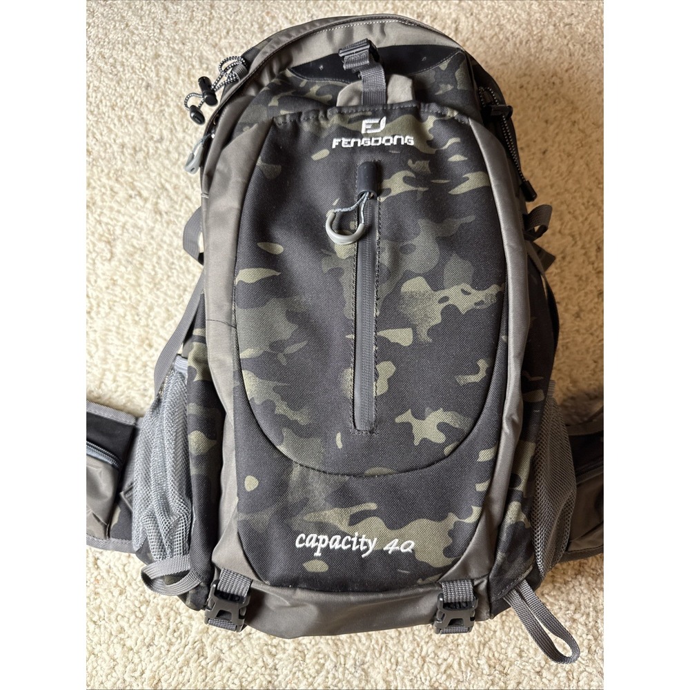 FENGDONG 40L Waterproof Lightweight Hiking,Camping,Travel Backpack for Men Women